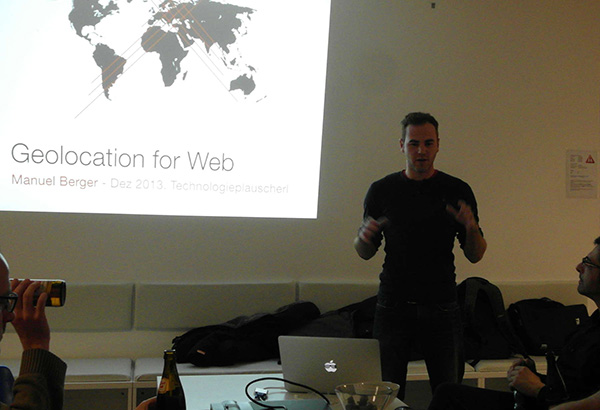 Manuel Berger talking Web Development